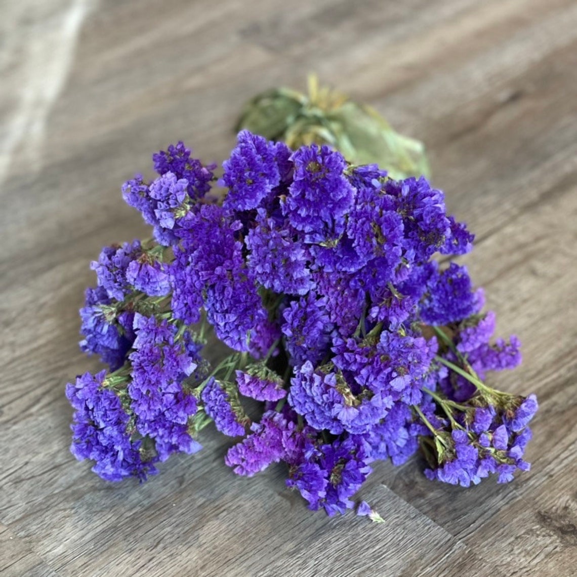 Dried Purple Statice Purple Statice Purple Wedding Etsy