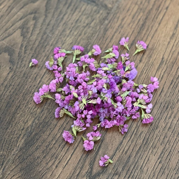 Dried Mini Statice Flowers, Dried Mini Flowers. Dried Flowers for Resin Crafts,  Small Crafting Flowers, Candle Making Flowers, Soap making