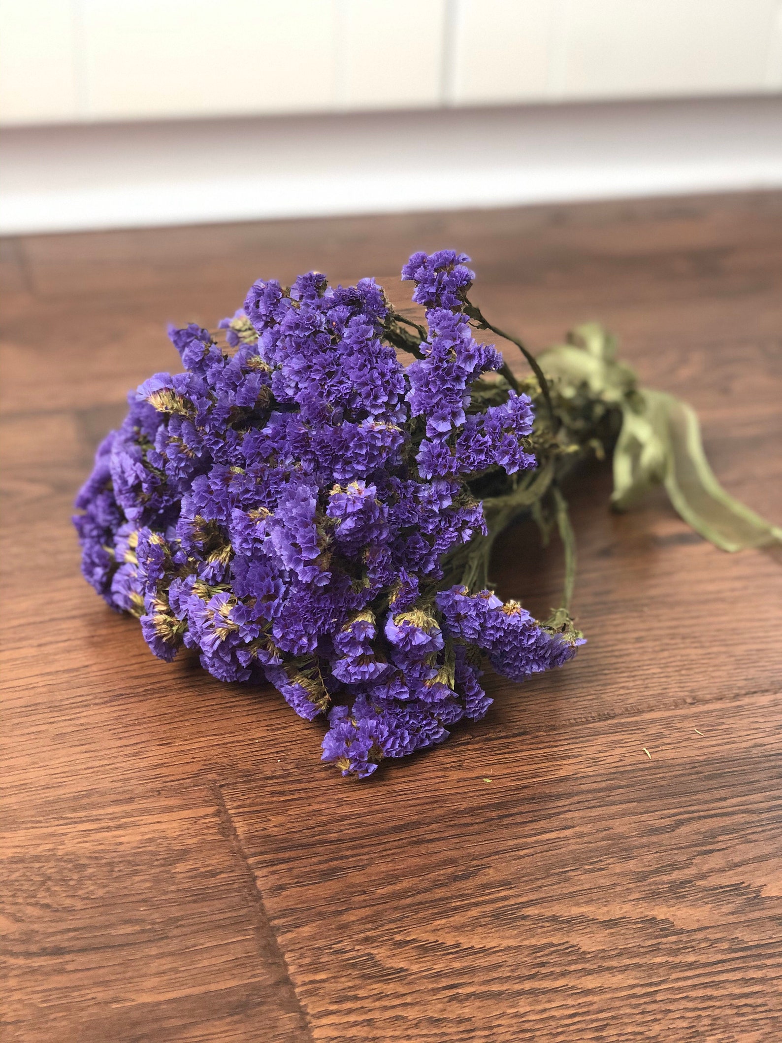 Dried Purple Statice Purple Statice Purple Wedding Etsy