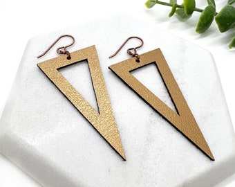 LIKGREAT Punk Style Stainless Steel Triangle Umbrella Shape Earrings Romantic Rainy Day Drop Dangle for Women Girls LIKGREAT Punk Style Stainless Steel Triangle Umbrella Shape Earrings Romantic Rainy Day Drop Dangle for Women Girls
