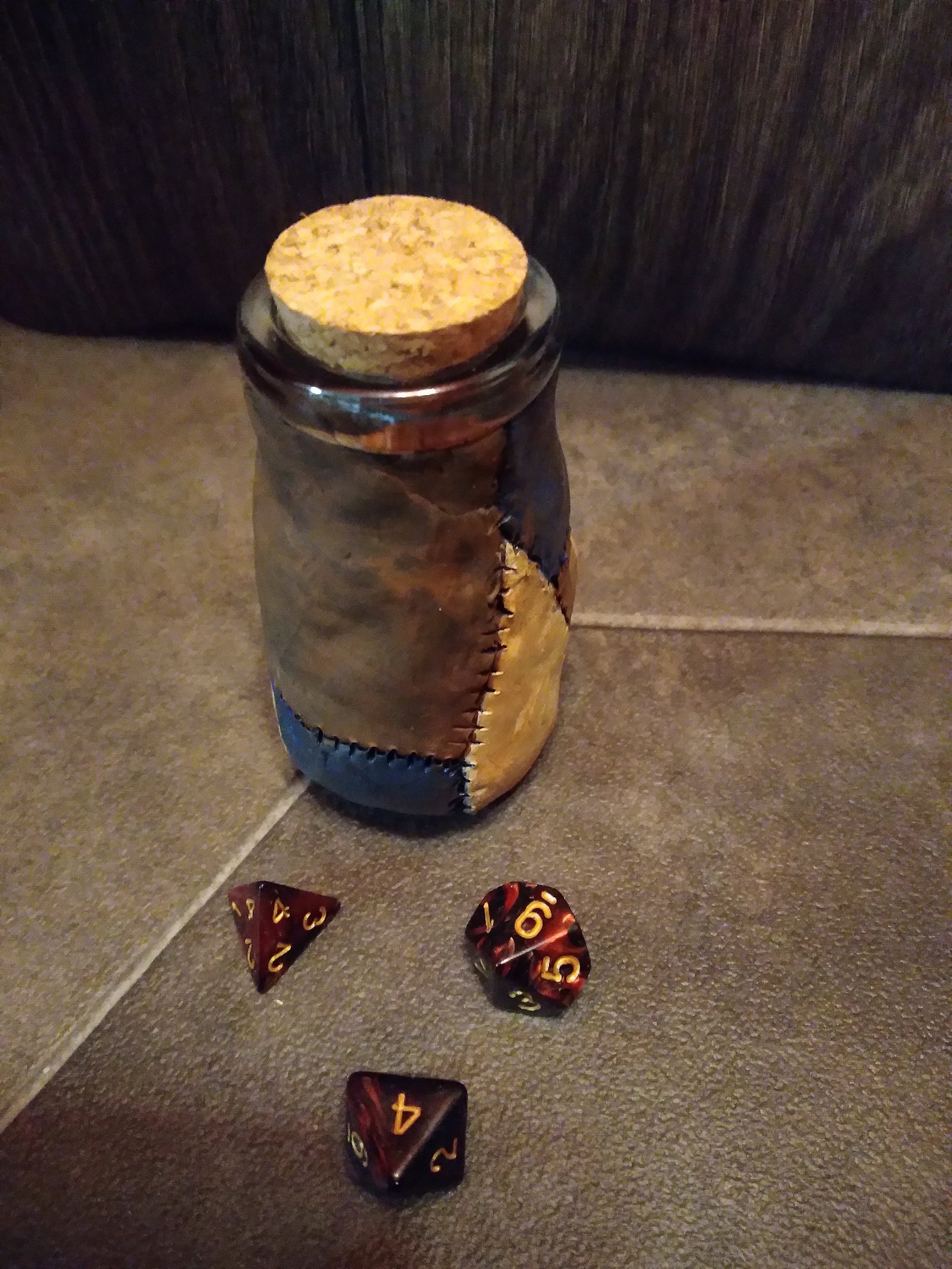DND Dice Potion Bottle Mimic Monster Polymer Jar Etsy