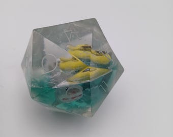 Giant Shark and Raft D20