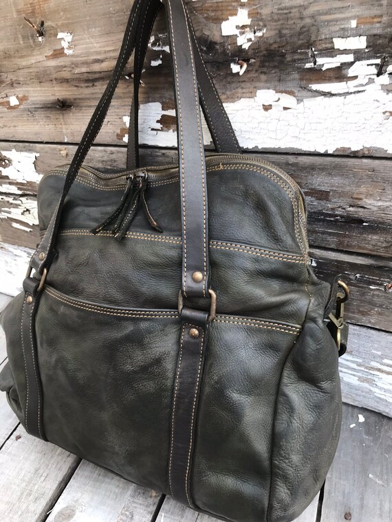 olive green satchel handbags