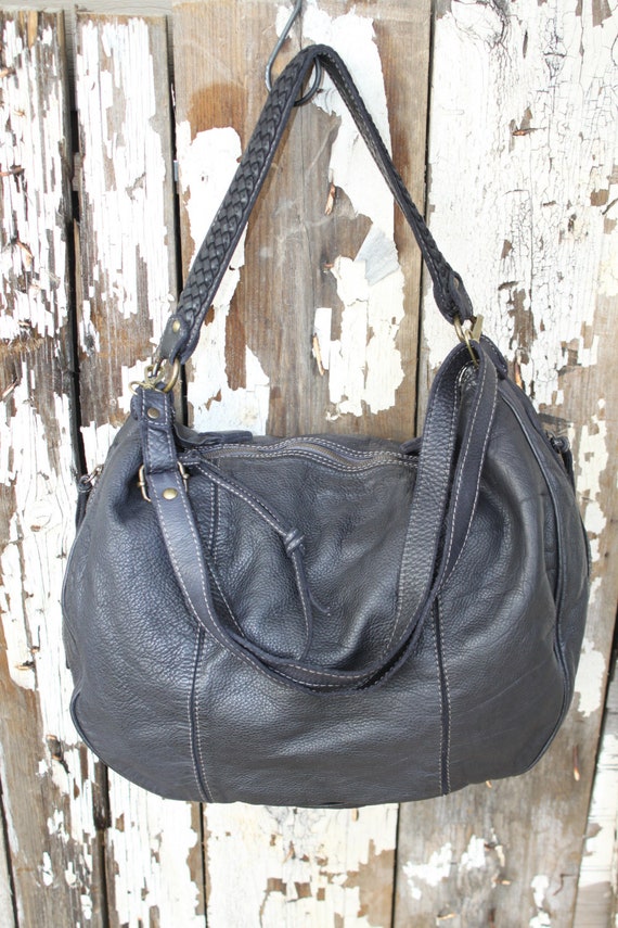 grey slouch handbag