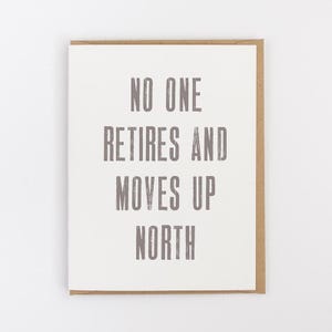 retirement greeting card