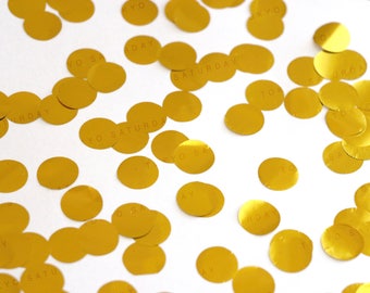 Gold/Silver foil Confetti 1.5cm circle 50g - wedding, birthday, party, decoration :-) - AU Free shipping