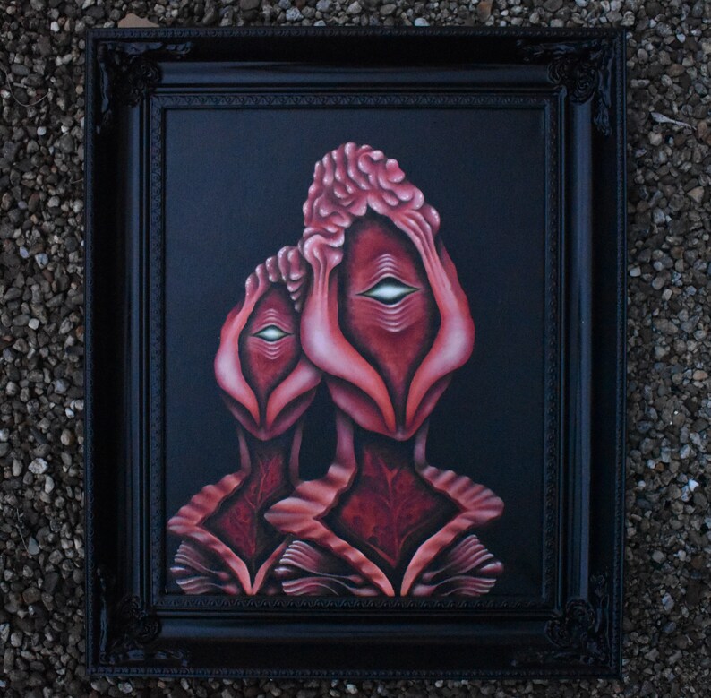 UNTITLED \u2022 11\u201dx14\u201d framed oil on canvas