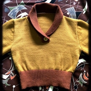 Vintage inspirierter 30er/40er Pullover!!