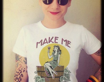 Vintage 50s inspired woman tee