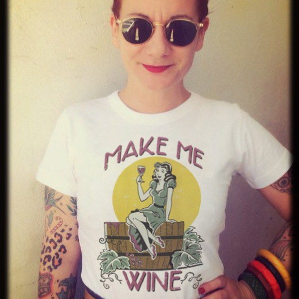 Vintage 50s inspired woman tee