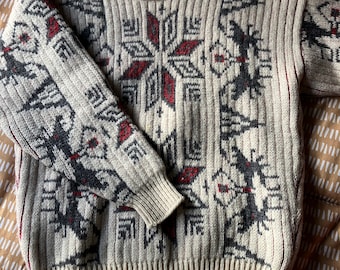 Suéter de esquí vintage