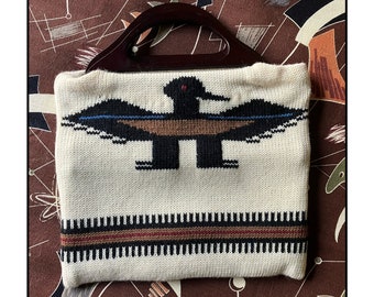 Vintage inspired Chimayo bag