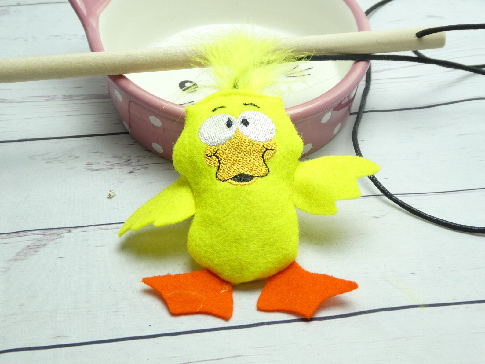 Cat Toy Cat Teaser Toy Dangling Cat Toy Wand Teaser Toy for Etsy UK