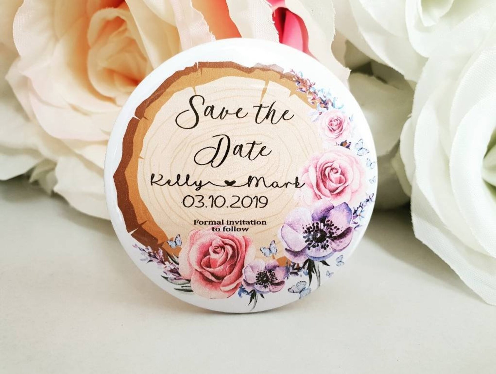 Save the Date Magnets Rustic Save the Dates Wedding Magnets | Etsy UK