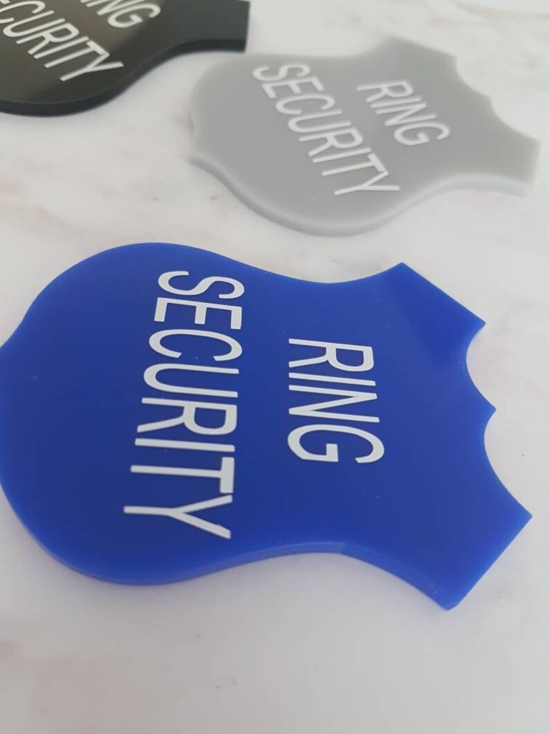 Ring Security Badge wedding ring security page boy gift Etsy