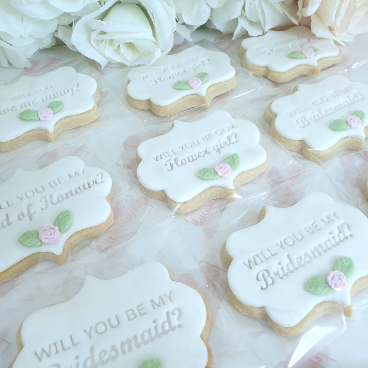 Bridesmaid Proposal Cookie Will You Be My Bridesmaid Gift Etsy UK