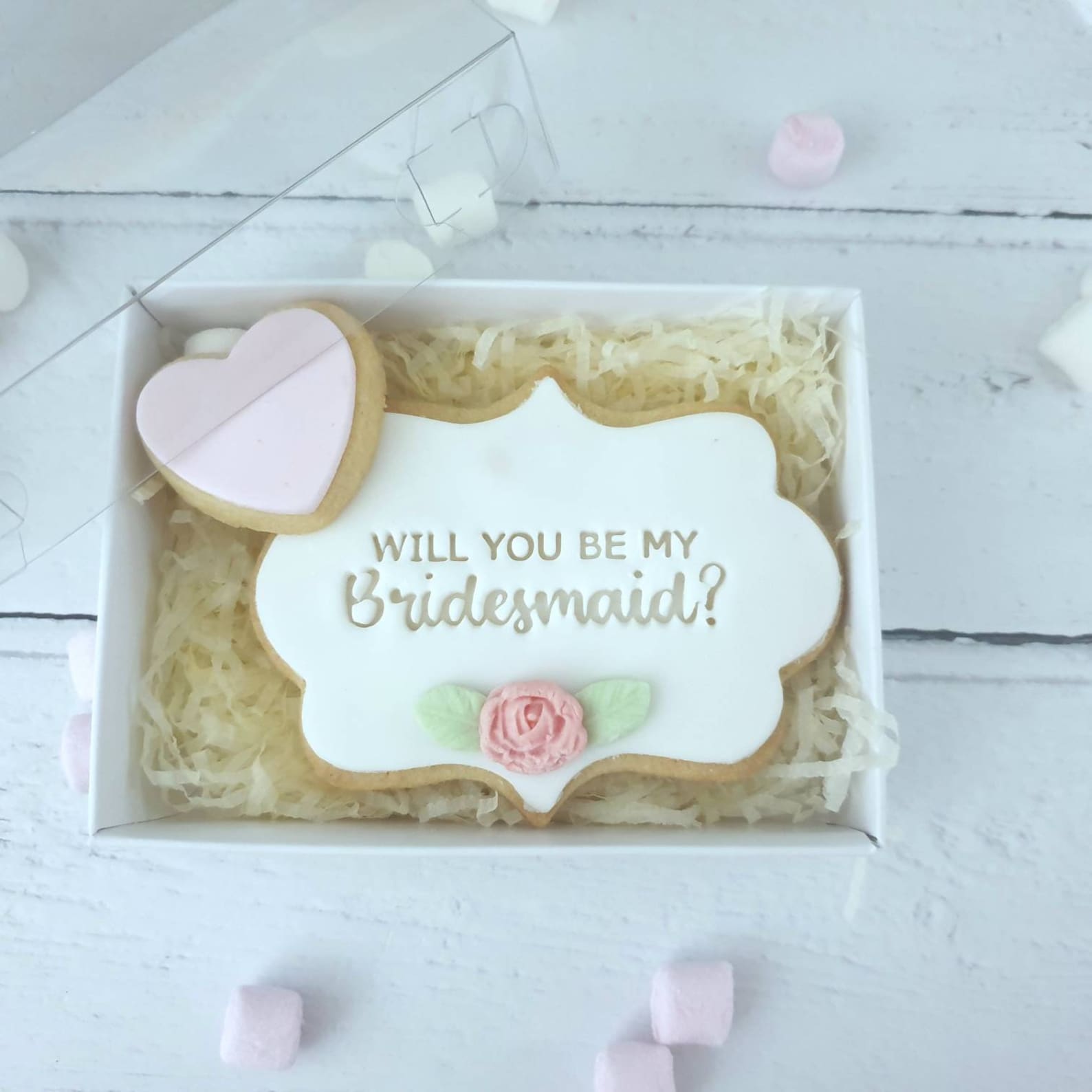 Bridesmaid Proposal Cookie Will You Be My Bridesmaid Gift Etsy