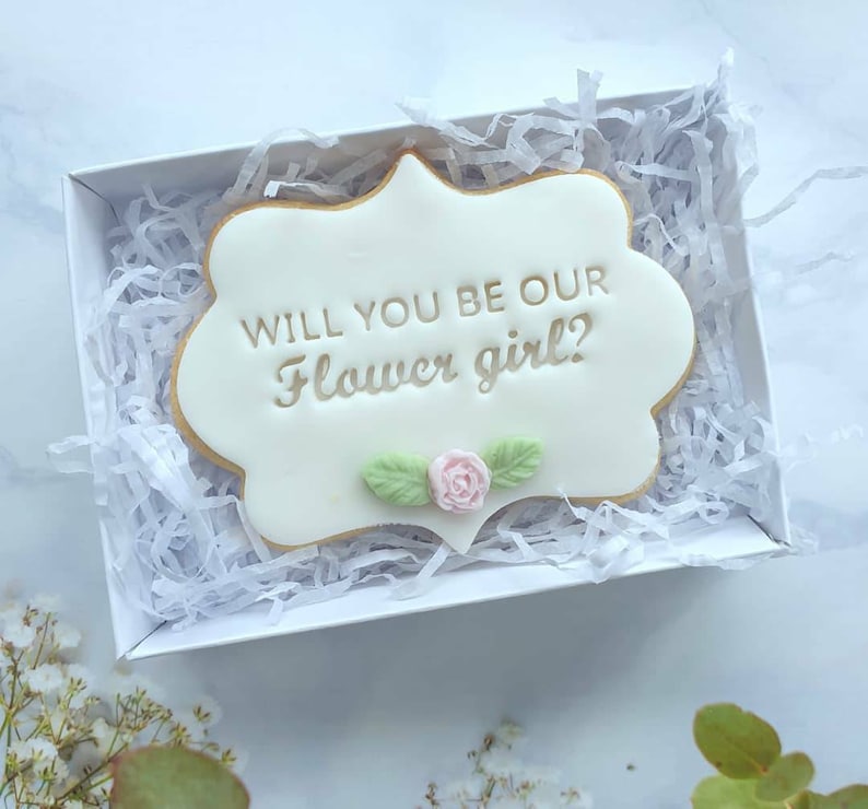 Bridesmaid Proposal Cookie Will You Be My Bridesmaid Gift Etsy UK