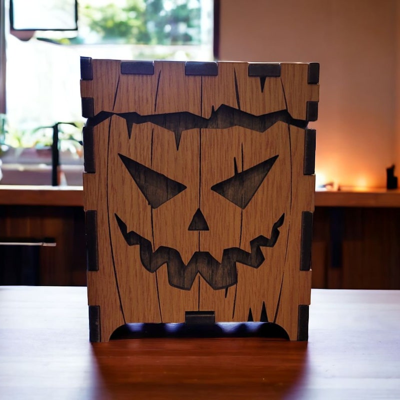 Wooden Jack O Lantern Box - Etsy