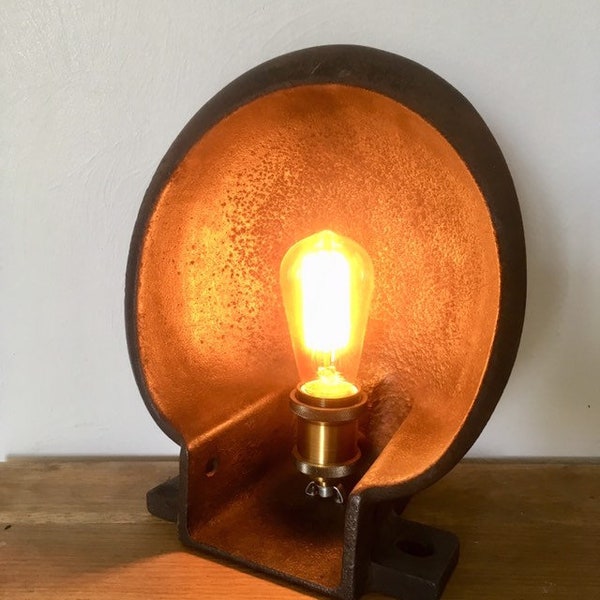 Lampe de bureau industrielle vintage