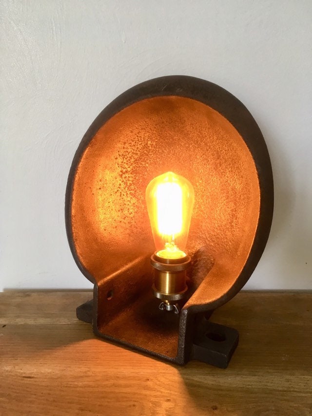 Lampe de Bureau Industrielle Vintage