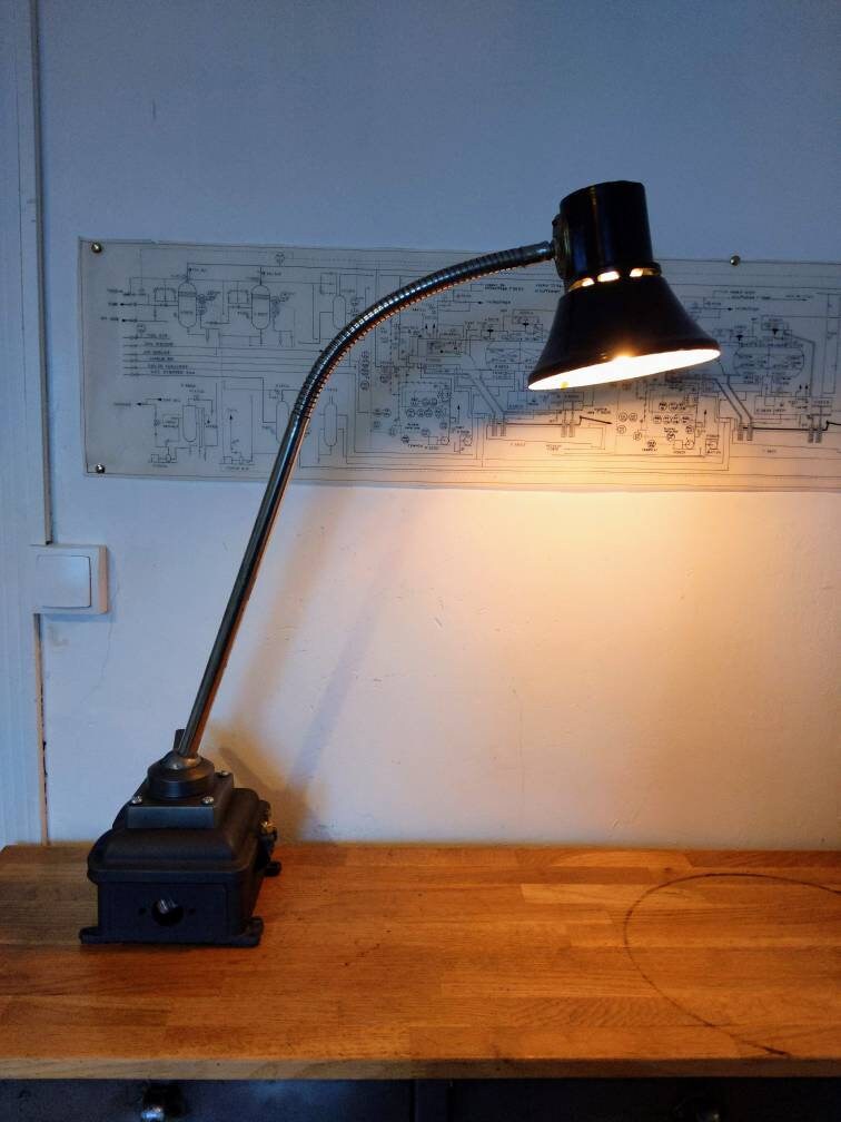 Lampe de Bureau Articulée Vintage