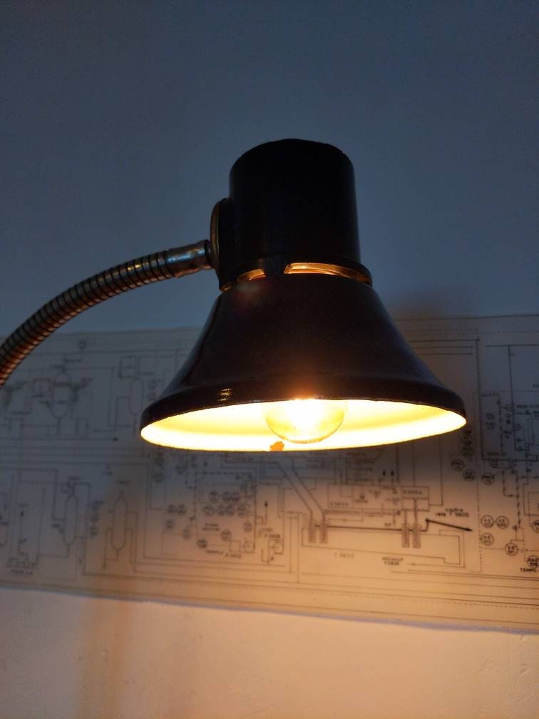 Lampe de bureau vintage style loft americain • Vintage Univers