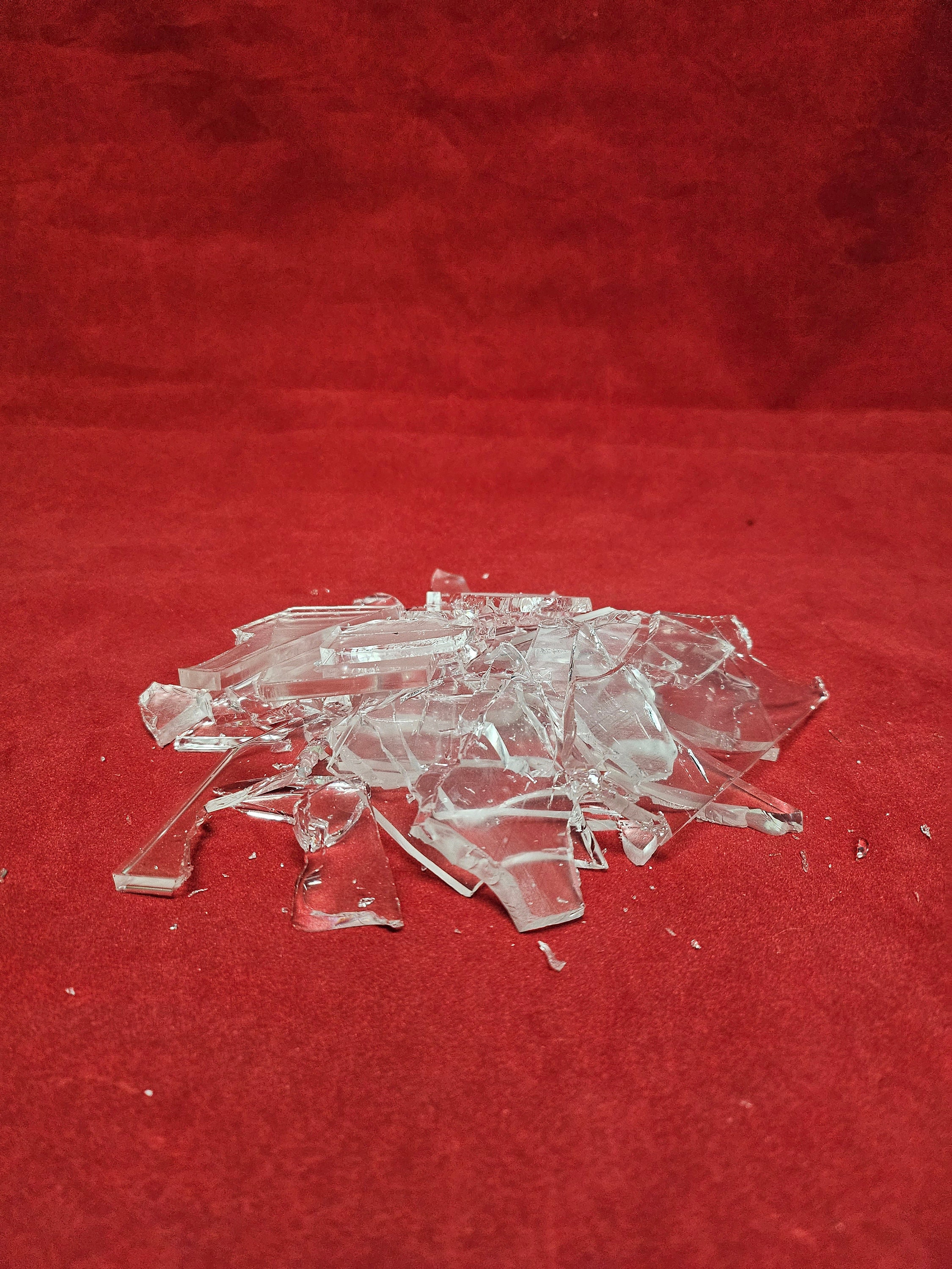SFX Fake Shattered Rubber Glass. Suitable for Film, Tv or Stage