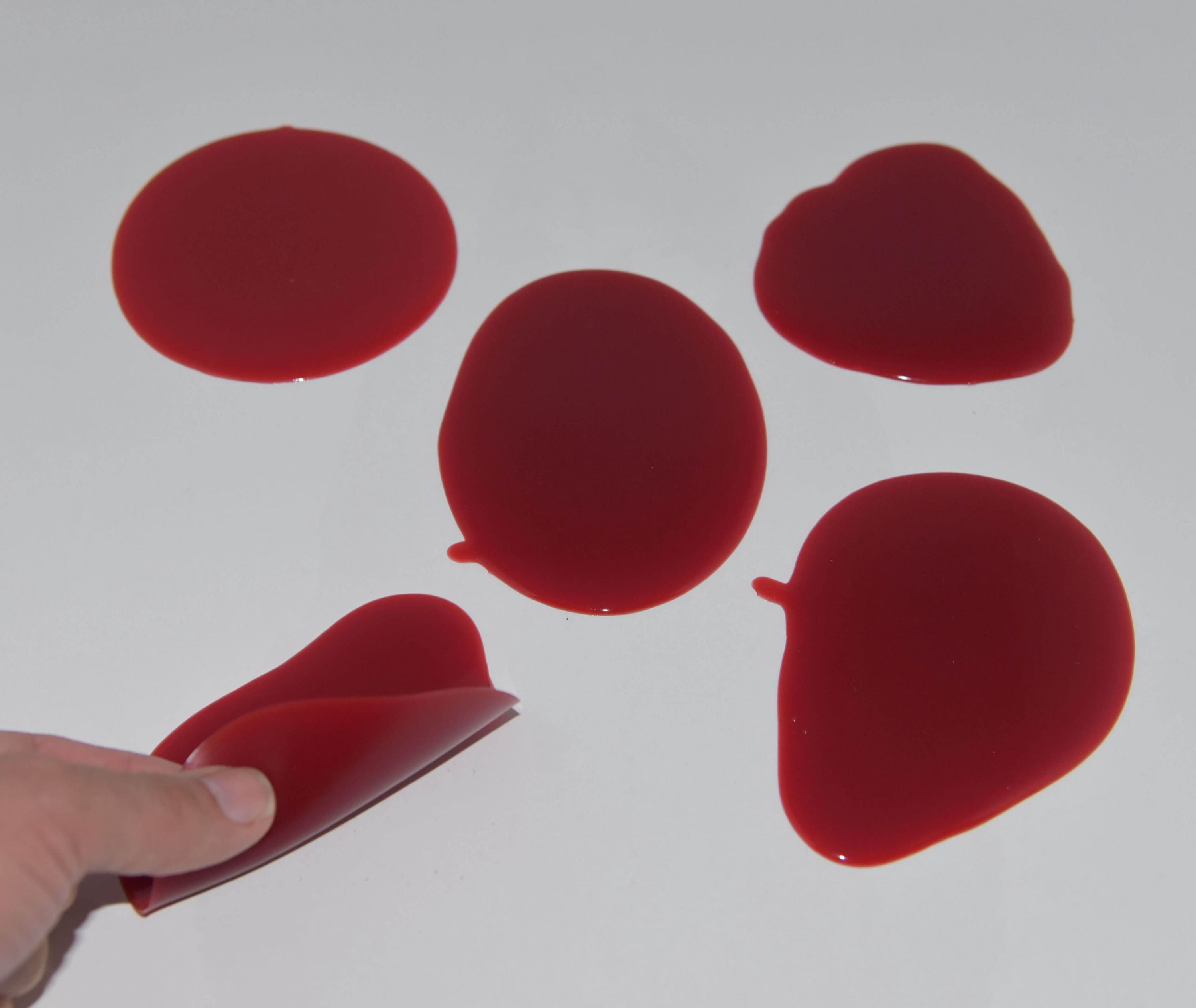 Mini Silicone Blood Pools Pack of 5 - Blood Mats for SFX and Film - Etsy