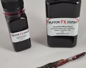 Permanente Blutfarbe für Requisiten und Kostüme - Raptor FX Studio