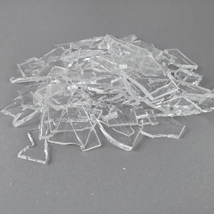 Rubber glass shards for special effects and makeup