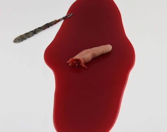 Pozze di sangue in silicone - tappetini di sangue per effetti speciali e film