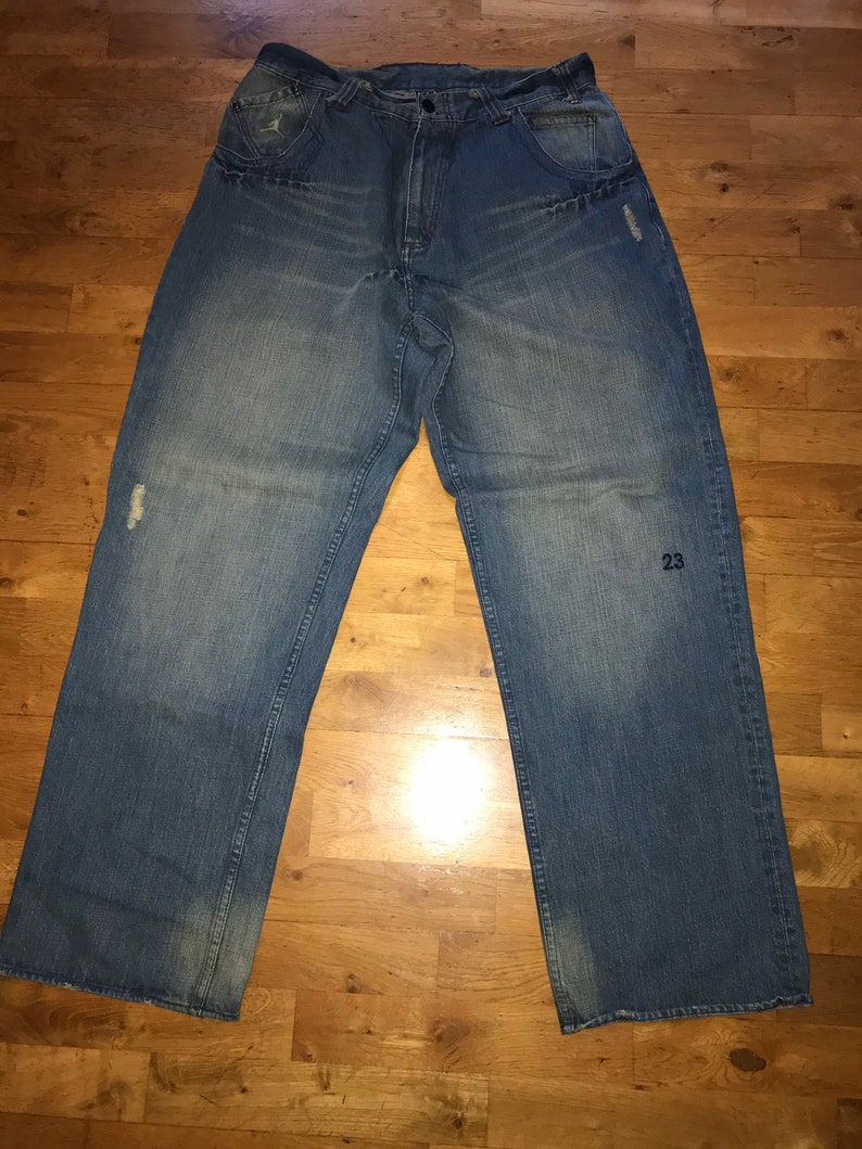 Vtg Air Jordan Jumpman Jeans Baggy. 20th Anniversary. | Etsy
