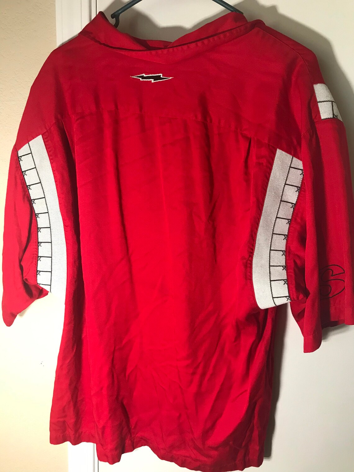 Vtg Storm Bowling shirt Size XLarge 100 Rayon. Strikes on Etsy