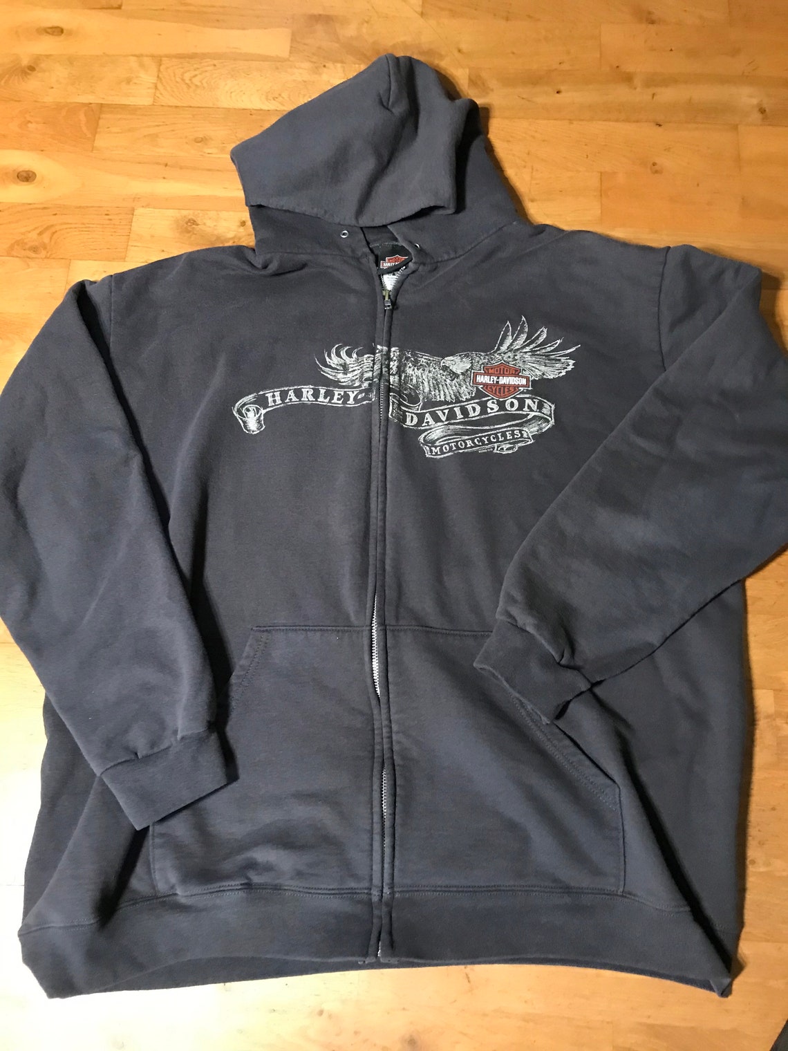 Harley-Davidson Men's Hoodie Hooded Sweatshirt. Sz. | Etsy