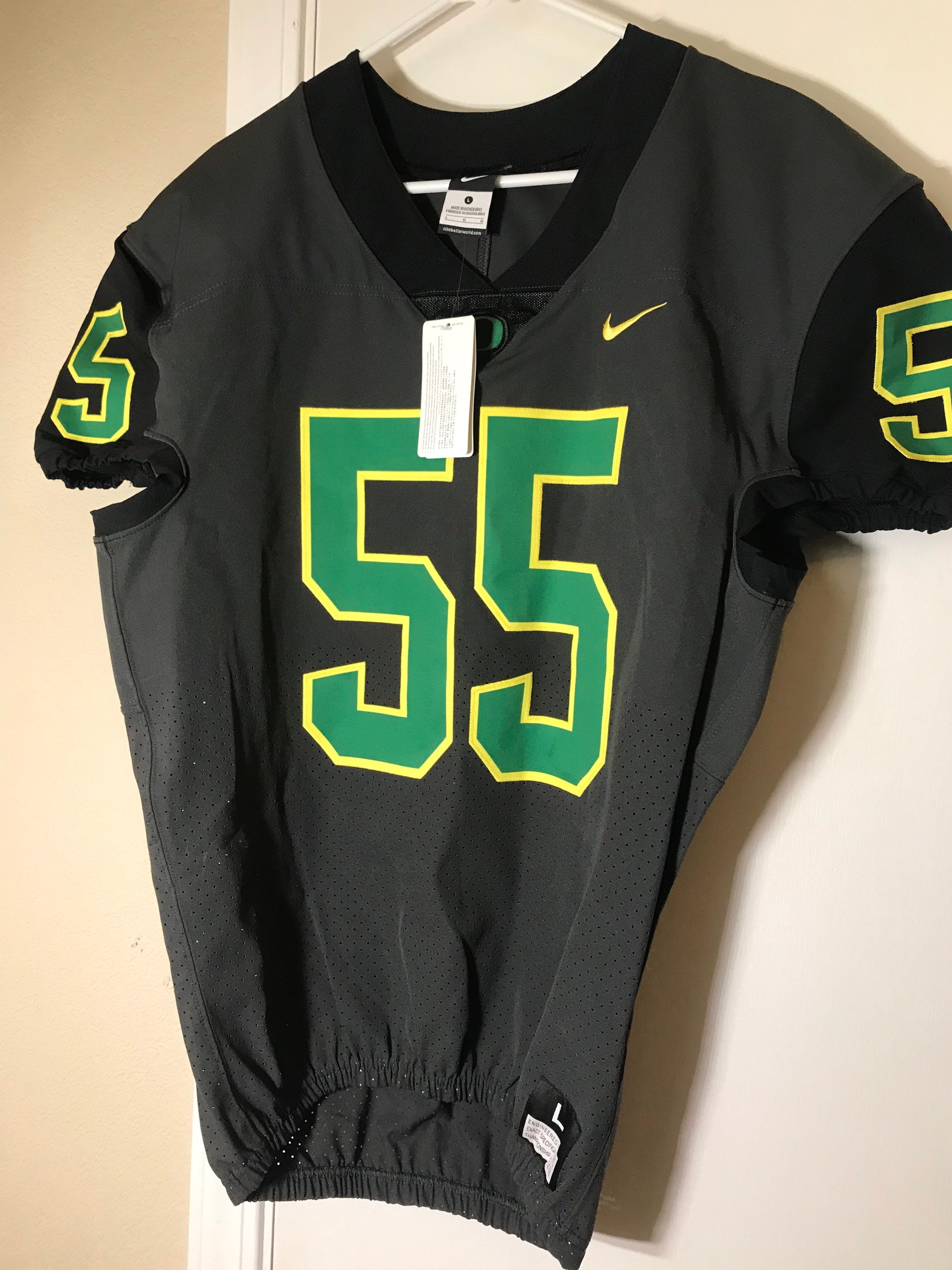 Nike Oregon Ducks Football Jersey Pro Cut Authentic Sample Sz Etsy