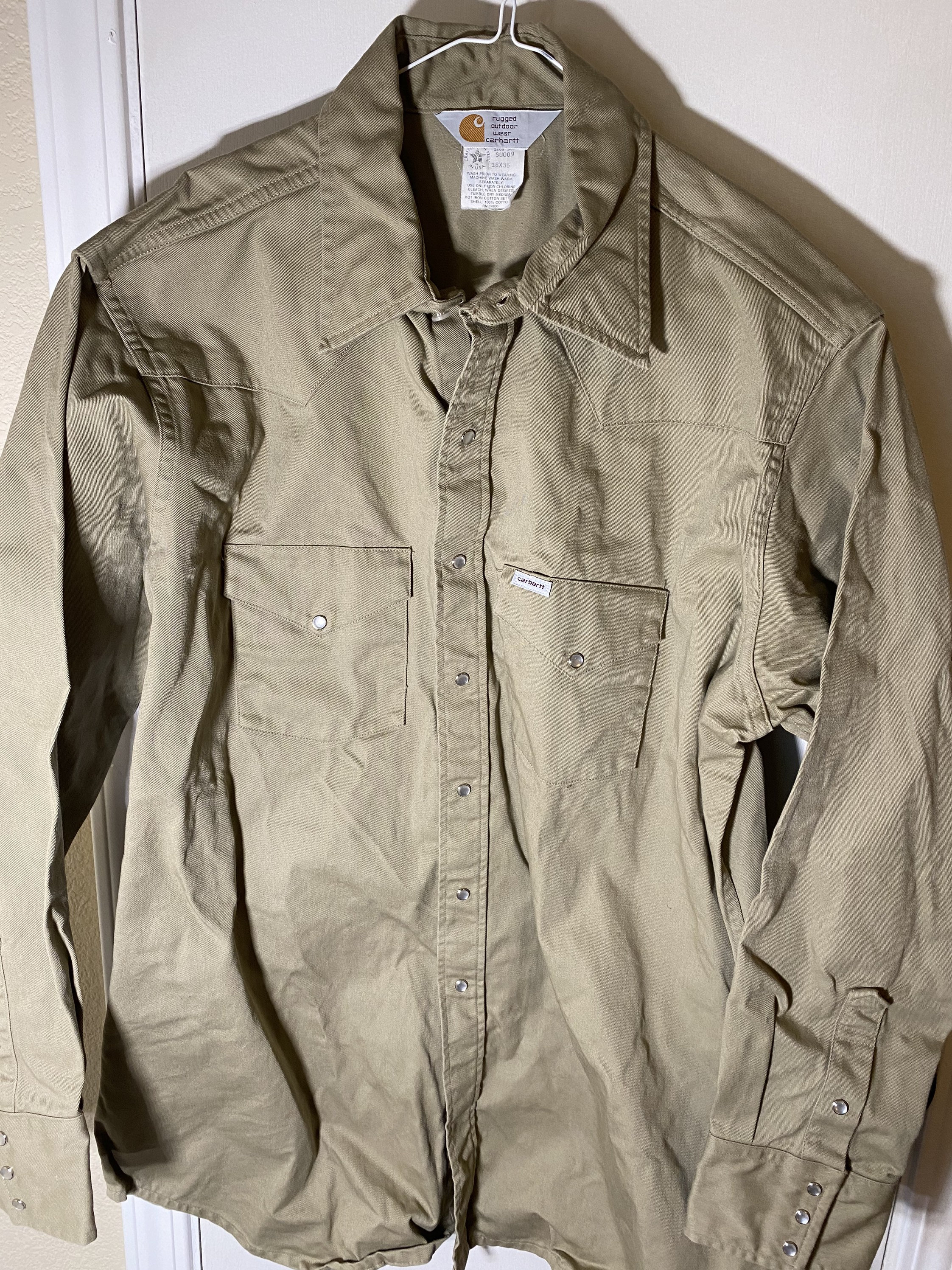 Vtg Carhartt USA Rugged Outdoor Wear 