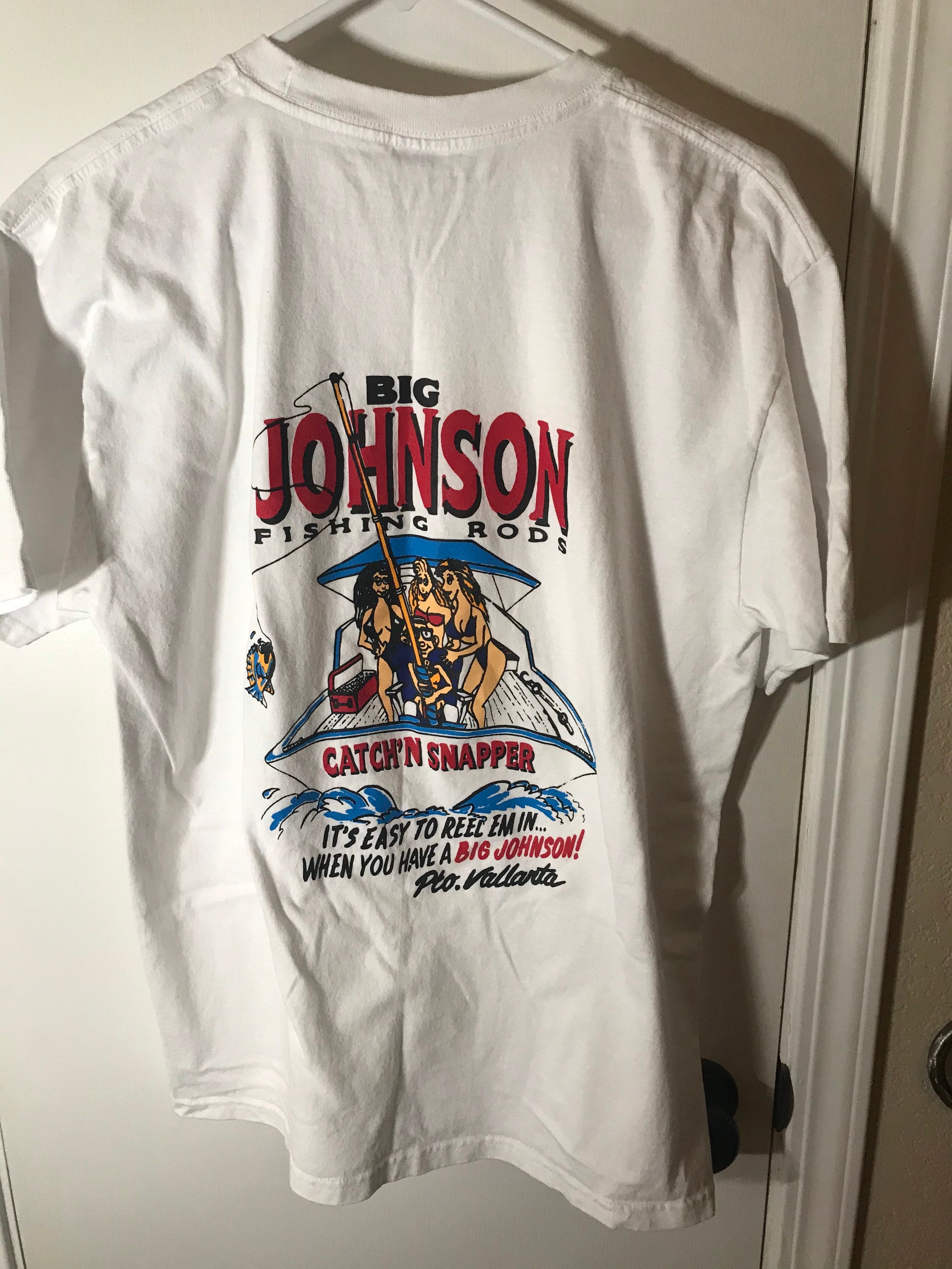 big johnson fishing poles RODS, PERFORMANCE LS MED / White ADULT LONG SLEEVE Big Johnson Fishing Rods Catchin'