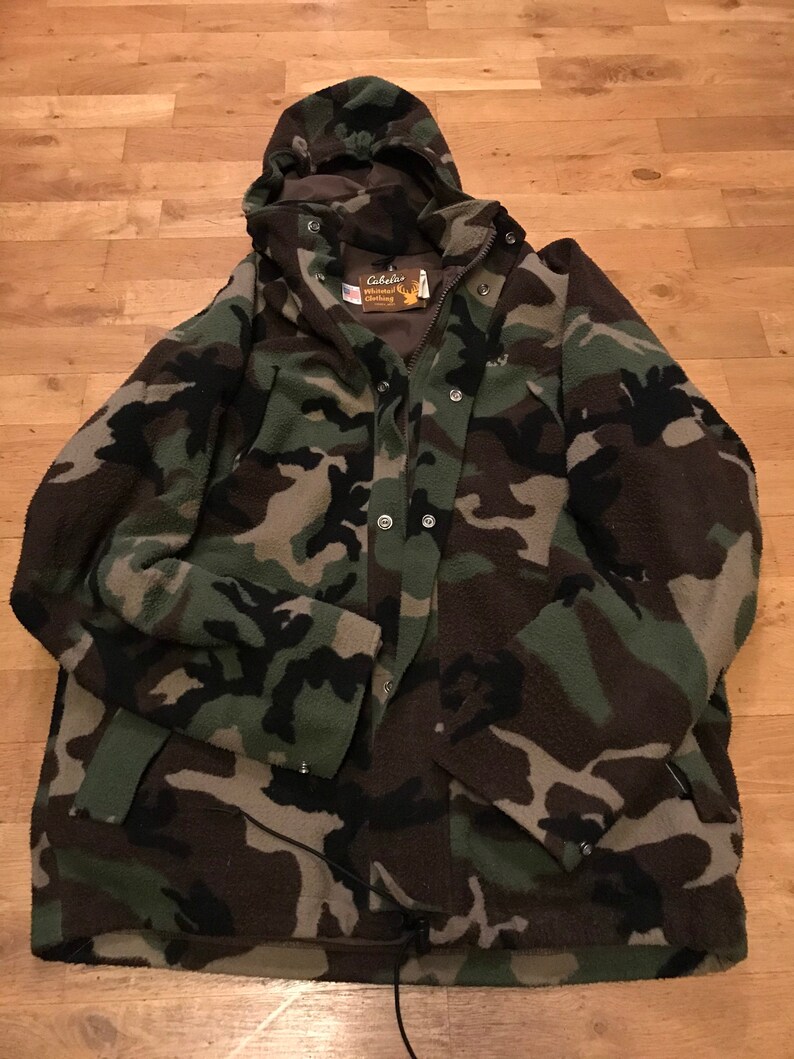 Whitetail Fleece Camo Jacket Size 