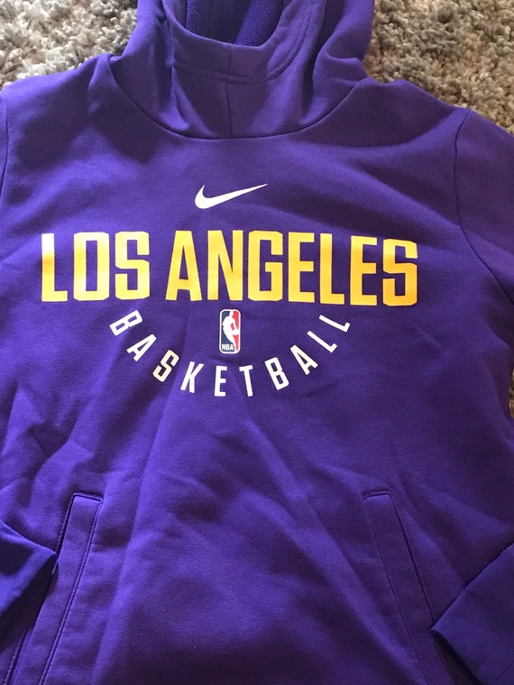 Coro póngase en fila Sherlock Holmes Nike NBA Boys Los Angeles Lakers Pullover Dri-Fit Hoodie Boys - Etsy España