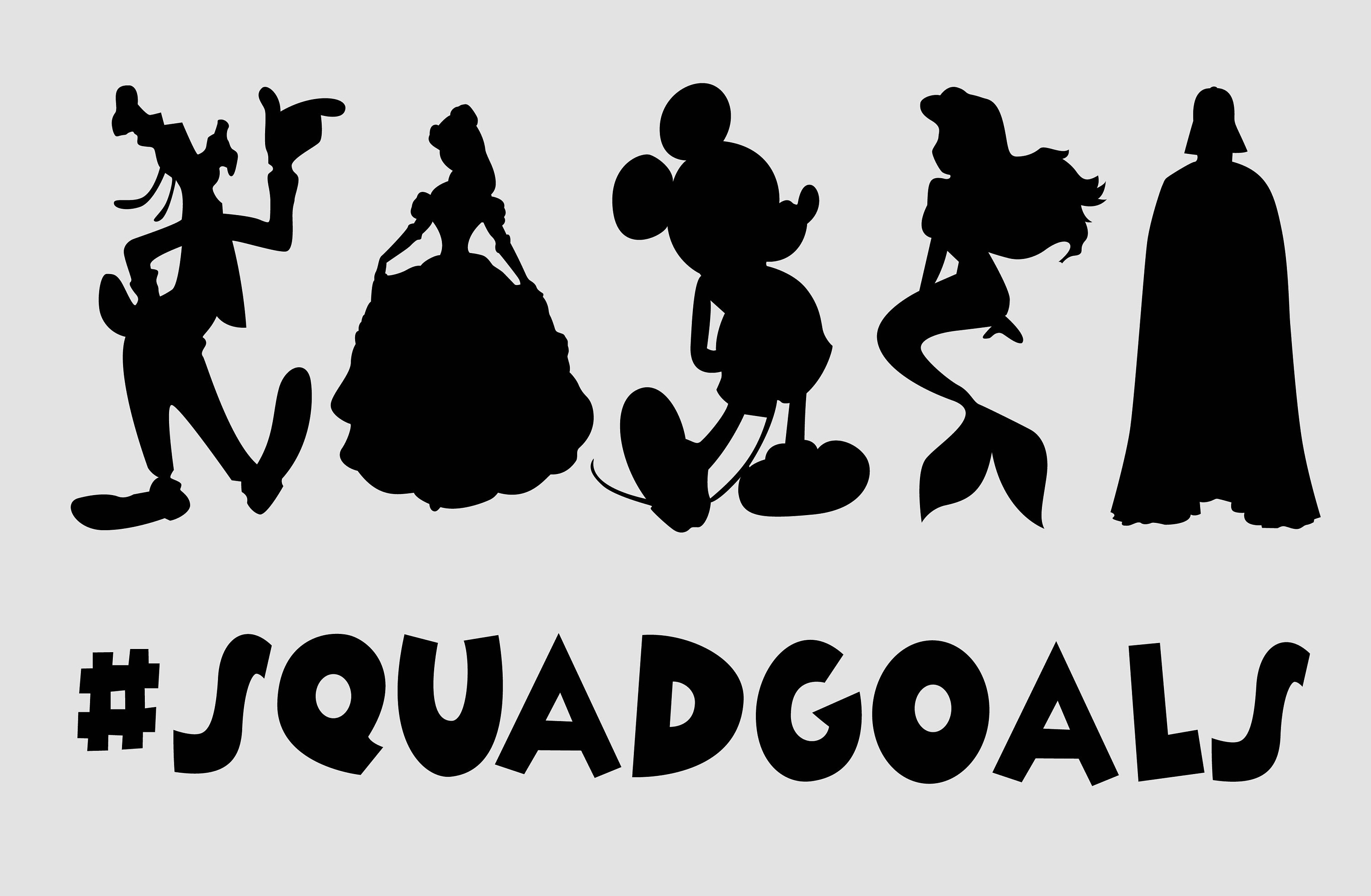 Disney Squad Goals Design Jpg PNG SVG and AI squadgoals - Etsy Australia