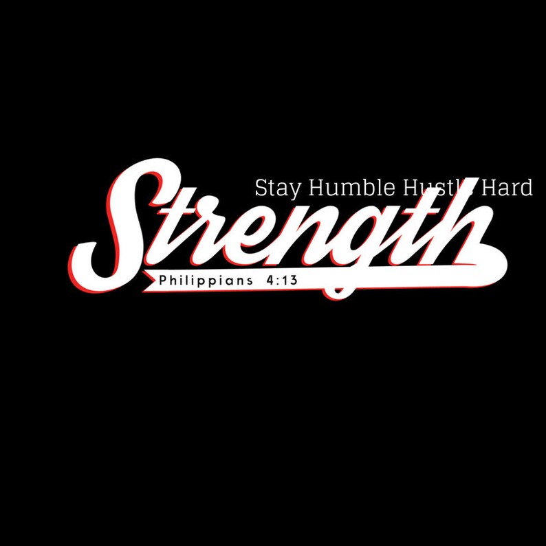 Strength White Files SVG PNG Ai and JPG | Etsy