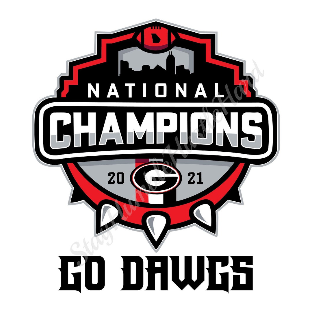 Georgia Bulldogs National Champion Design Svg, Png, Jpg, Ai - Etsy