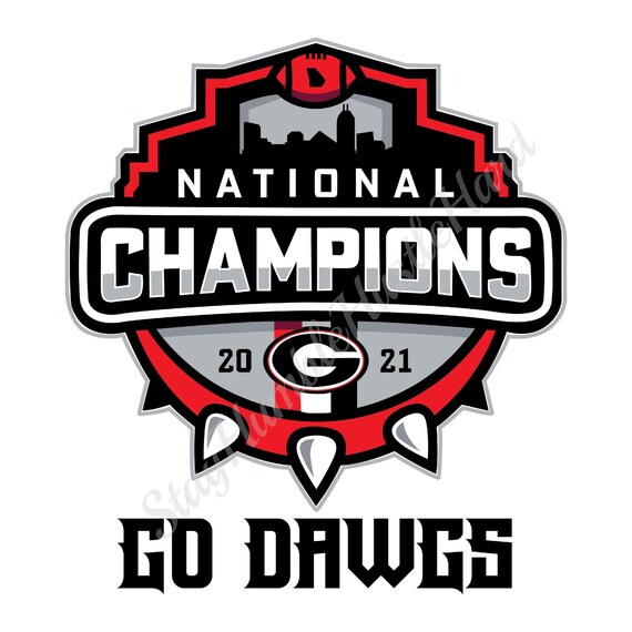 Bulldogs National Champion Design Svg Png Jpg Ai Etsy