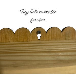 Key hole reversible use