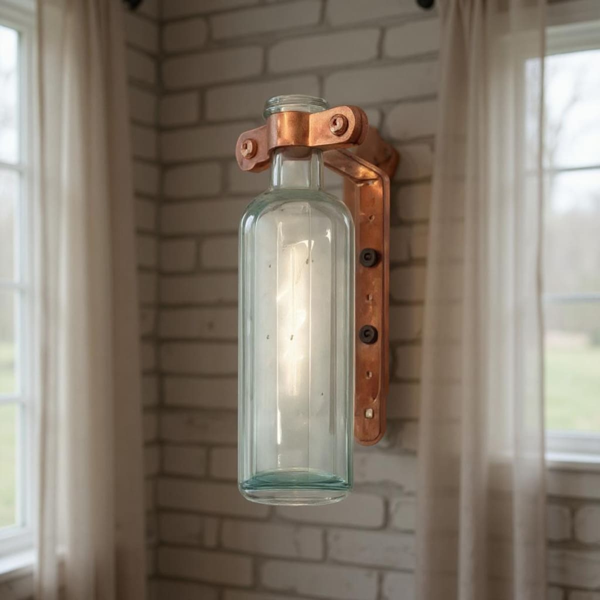 Copper Bottle Hangers: Wall Display for Collectible Bottles - Etsy
