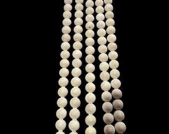 Unpainted Wood Trim (Pack of 5), Straight Bobbin Classic Design, Pine Wood Beaded Molding