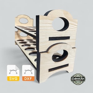 Eierschale Stapelbar Holzregal: Bauernhaus Küche Lagerung Digitale Datei