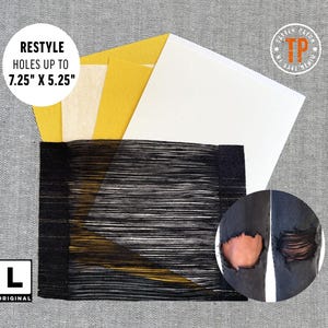 Large Loose Thread Tattetr Patch Kits - Black