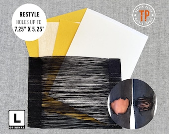 Large Loose Thread Tattetr Patch Kits - Black